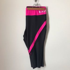BEBE SPORT Athletic Pants Size 3X Black and Pink